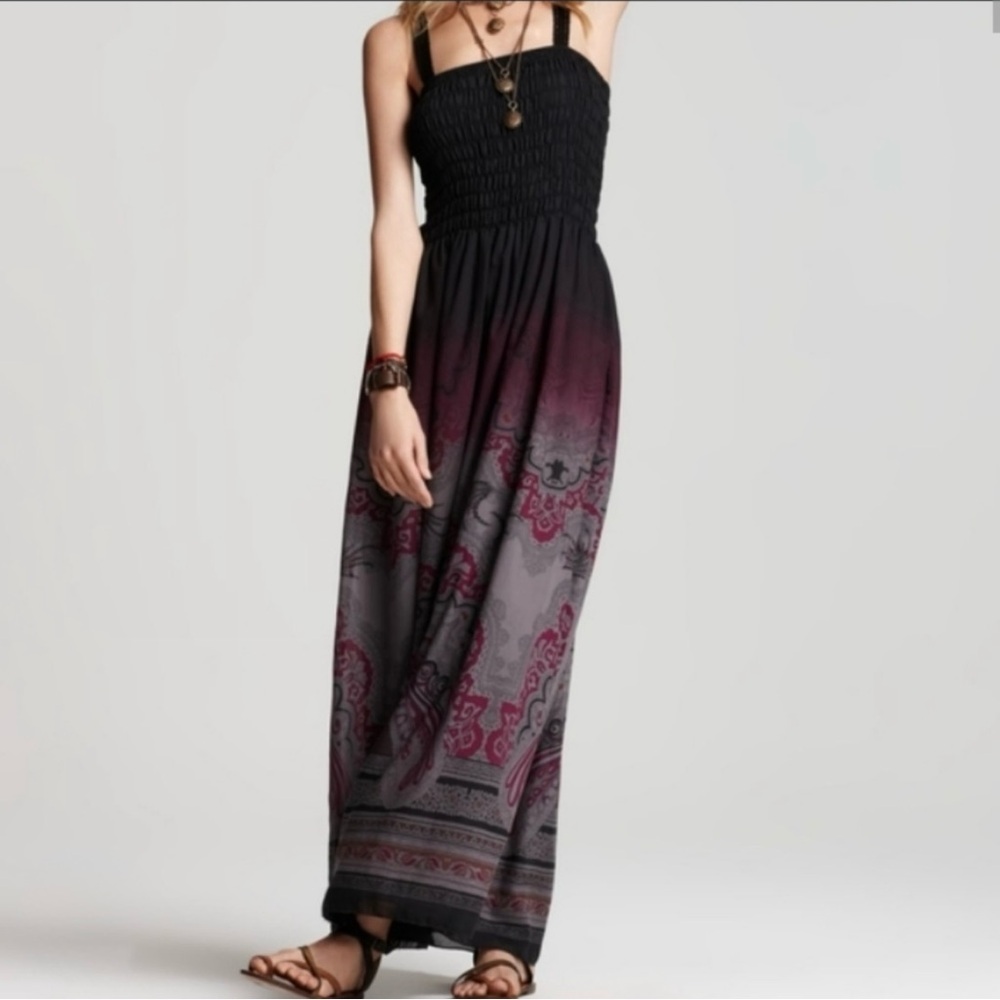 Free People Ombre Paisley Maxi Dress - Size XS